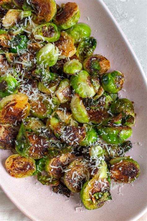 Pan Fried Brussels Sprouts - Carmy - Easy Healthy-ish Recipes