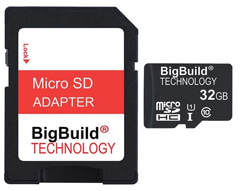 BigBuild Technology 32GB Ultra Fast 80MB/s Micro SDHC Memory Card for ...