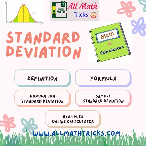 Image result for Standard Deviation Math