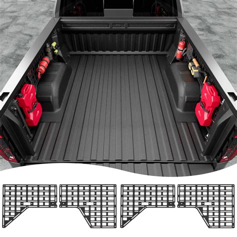 SZYANG 5.8FT Side Bed Molle Panel Compatible with 19-24 Silverado GMC Sierra Truck Panel System ...