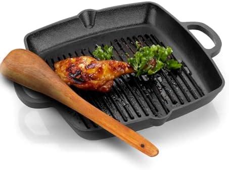 Buy Attro Non-Stick Aluminium Gas Compatible Grill Pan, 24 Cm, Spatter ...