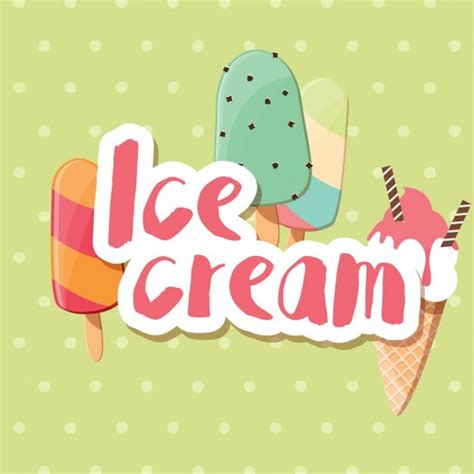 Ice cream font Vectors - Download Free High-Quality Vectors from ...