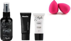 Rastic Makeup Fixer & Makeup Primer & Foundation With 2 Puff Price in ...