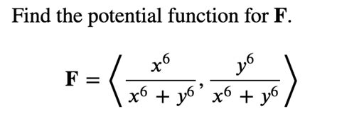 Image result for How to Find Potential Function