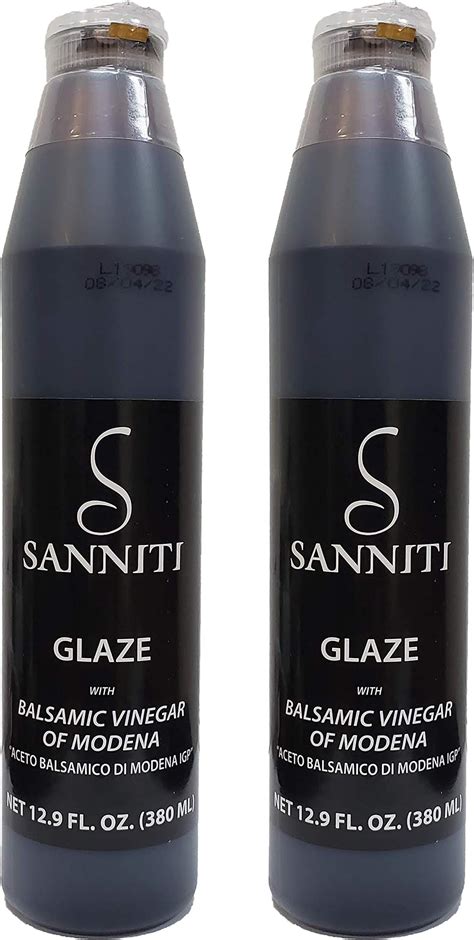 Amazon.com : Sanniti Italian Balsamic Vinegar Glaze, 12.9 Ounce (Pack ...