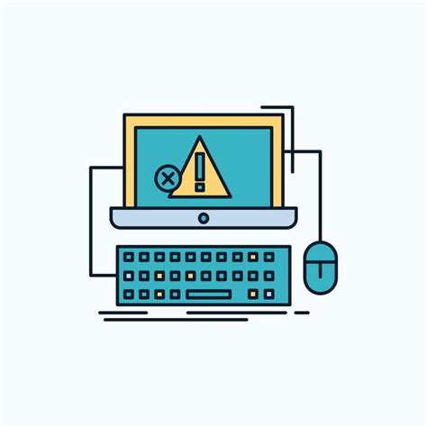 Image result for Computer with Warning Sign Vector