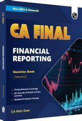 Pw Ca Final-Financial Reporting -Question Bank (Volume-1) by Ca Nitin ...