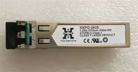 Cisco MXPD-243S HG modules 1310nm 1.25G 10KM SFP transceivers