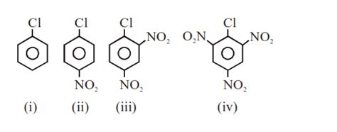 The correct order of the following compounds showing increasing ...