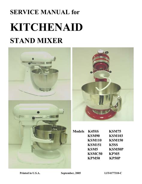 KitchenAid Mixer Maintenance 的图像结果