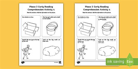 Phase 3 EYFS Reading Comprehension Activity 4