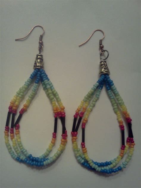 Image result for Seed Bead Earring Projects Tutorial