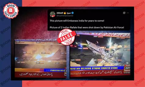 Photos From Old IAF Crashes Peddled As Indian Rafales Shot Down By ...