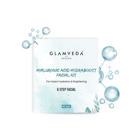 Glamveda Hyaluronic Acid Hydra boost Facial Kit 40gm – Glamveda Skincare