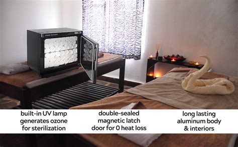 FOLELLO Premium UV Towel Warmer, Black | Rust-Proof Aluminum interiors ...