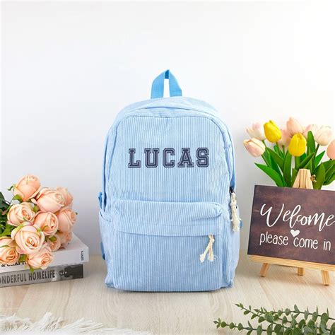 Personalized Kids Backpack With Name, Custom Embroidered Toddler ...