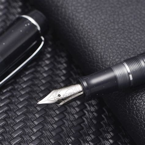 Buy Kaigelu 316A Medium Nib Fountain Pen with Ink Converter, Black ...