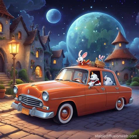 Stable Diffusion Prompts Cartoon Animals 的图像结果