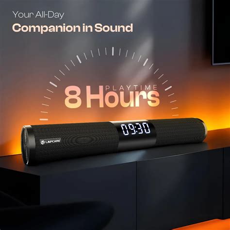 Vibex 30W RMS Multifunction BT Soundbar with Clock, LED Display (LOX-0