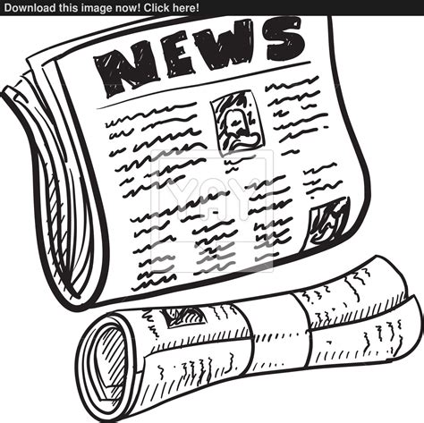 Drawing A Newspaper