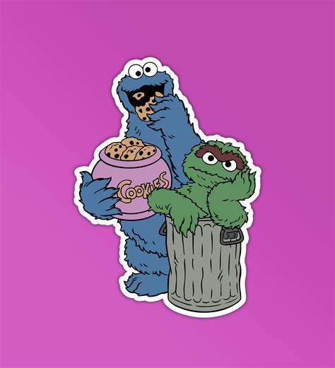 Sesame Street Sticker #2 – Peeekaboo