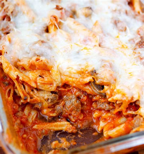 Gluten-Free Pasta Bake with Sausage and Mushrooms - Smile Sandwich