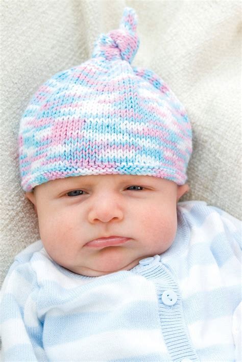 Baby Beanie Hat Knitting Pattern | The Knitting Network