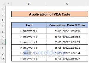 Excel Insert Date and Time 的图像结果