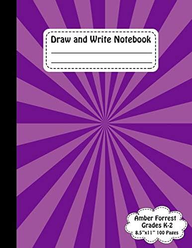Draw and Write Notebook: Dotted Midline and Picture Space - Draw and ...