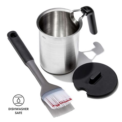 OXO Grilling Basting Pot and Brush Set | Berings