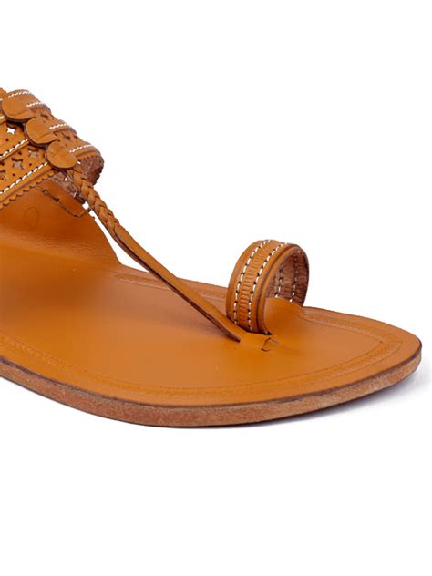 Yellow Men Kolhapuri Chappal