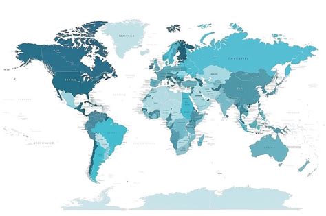 Flat World Map Printable 的图像结果