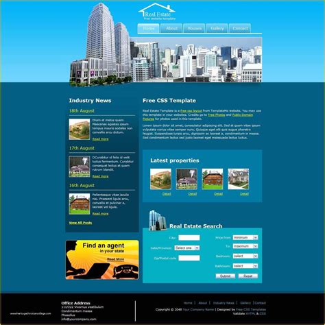 Image result for Free HTML Web Templates