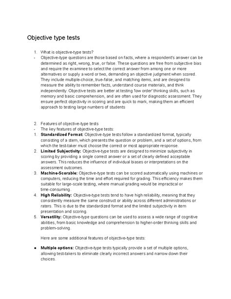 Exam Preparation: Writing Test Items for Obj, Short Answer & Essay ...