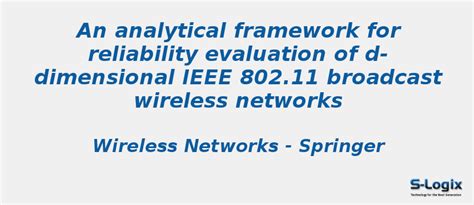 An analytical framework for reliability evaluation - NS2 Projects | S-Logix