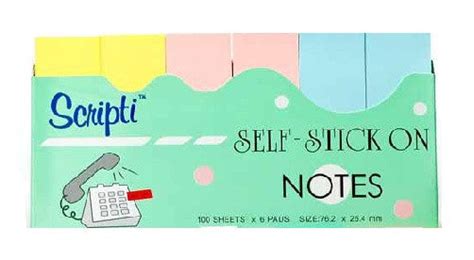 Image result for Scripti Post It Sizes