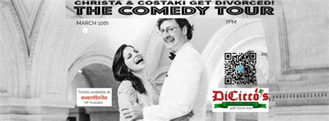 Costaki Economopoulos & Christa Meola Get Divorced Comedy Tour, DiCicco ...
