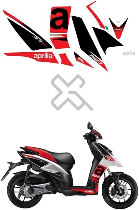 Grayfixx Full Body Sticker for Aprilia SR 150 | Printed in Premium High ...