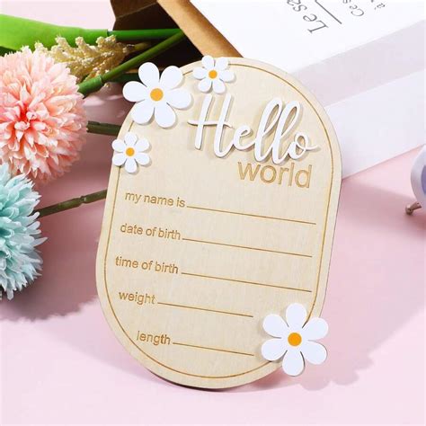 Baby Ankündigungsutensilien - Chrysanthemen 3D ...