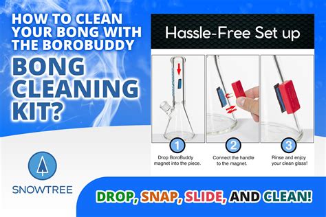BoroBuddy Magnetic Bong Cleaner – SnowTree