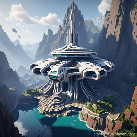 Image result for Minecraft Futuristic Outpost