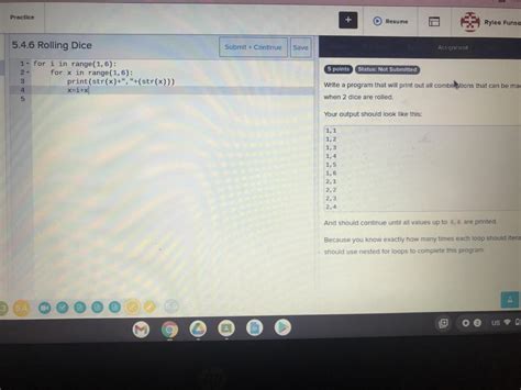 Rolling Dice CodeHS 的图像结果