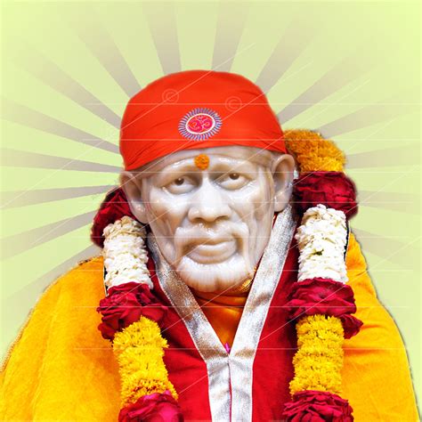 Shirdi Sai Baba Handmade Face Painting/Photo Canvas Reprint – SHREE SAI ...