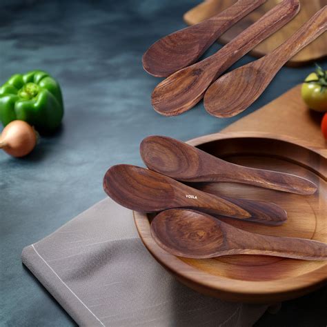 Neem Wooden Spoon - Natural, Antibacterial & Eco-Friendly | VoilaKart