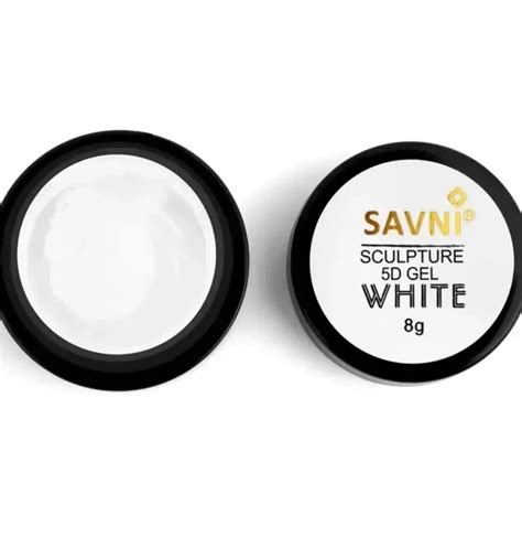 Savni White Sculpting Carving Gel – Nail Factory India