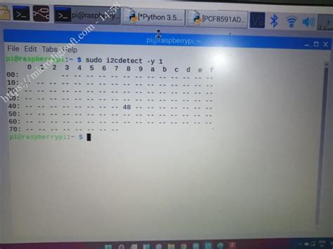 Raspberry Pi PCF8591 的图像结果