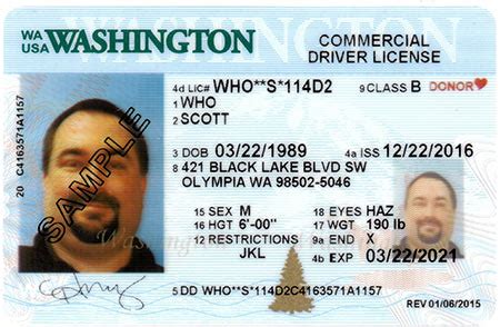 Driver license designs | Washington State Department of Licensing