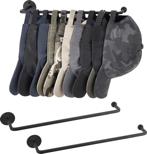 Amazon.com: Mkono Hat Rack for Wall Baseball Cap Organizer Set of 2 ...