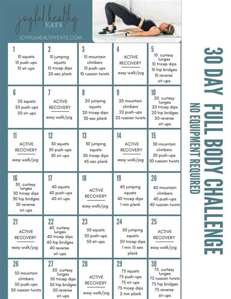 Free 30 Day Workout Challenge - Infoupdate.org