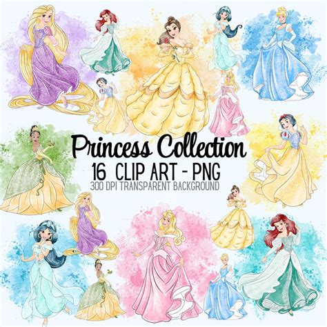 Princesses Clipart, Princesses Png, Princesses Clip Art, Princesses ...